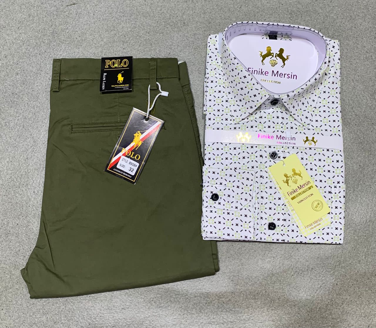 Ensemble chemise et pantalon