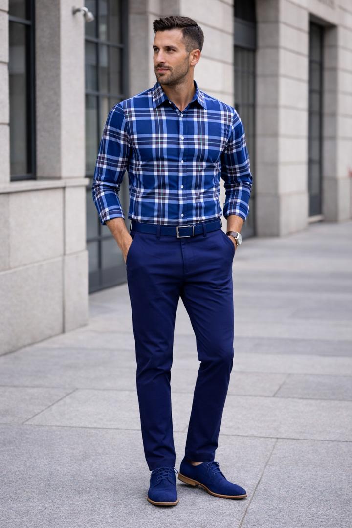 Ensemble chemise de luxe et pantalon