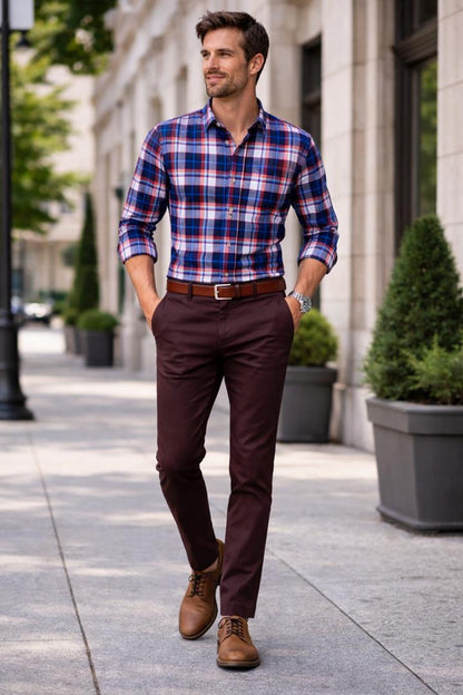 Ensemble chemise de luxe et pantalon