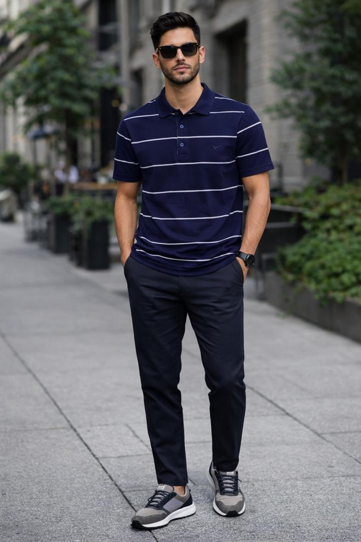 Ensemble Lacoste et pantalon