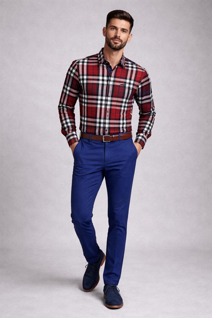 Ensemble chemise de luxe et pantalon