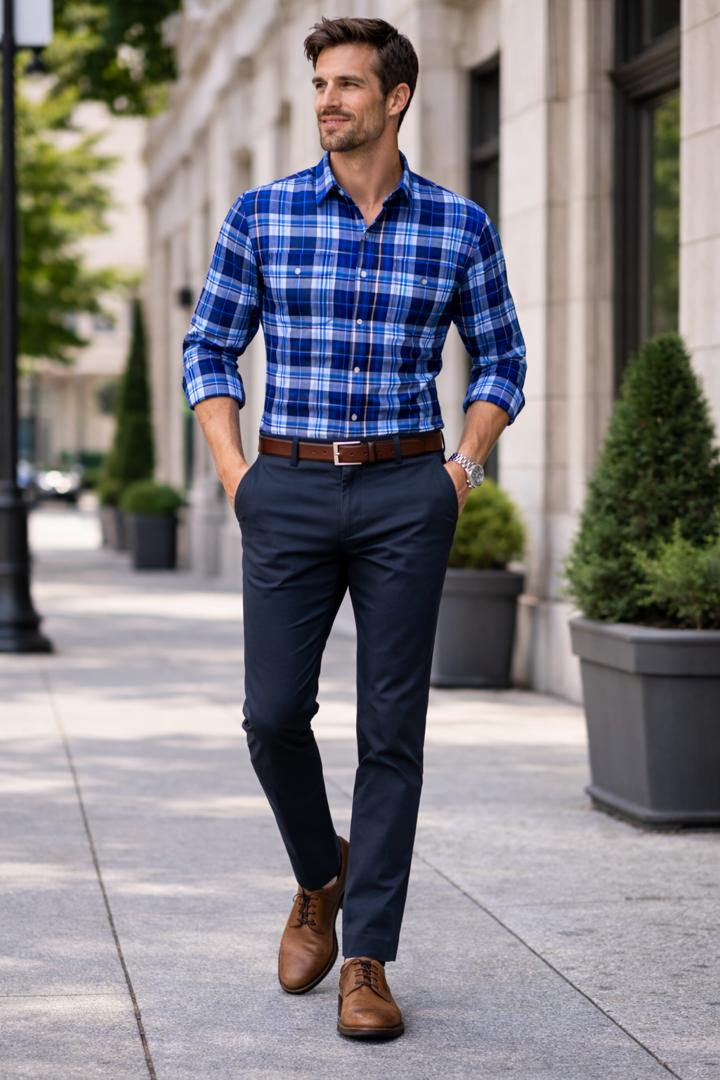 Ensemble chemise de luxe et pantalon