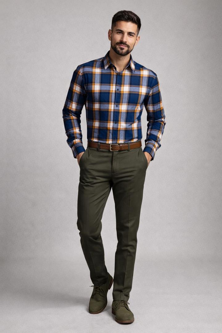 Ensemble chemise de luxe et pantalon