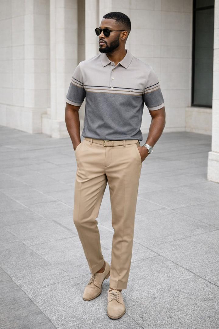 Ensemble Lacoste et pantalon