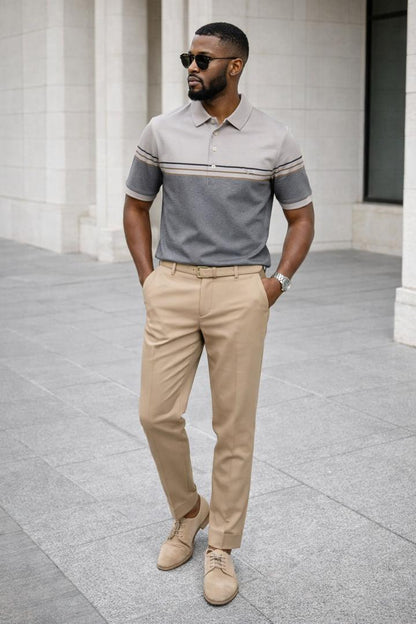 Ensemble Lacoste et pantalon