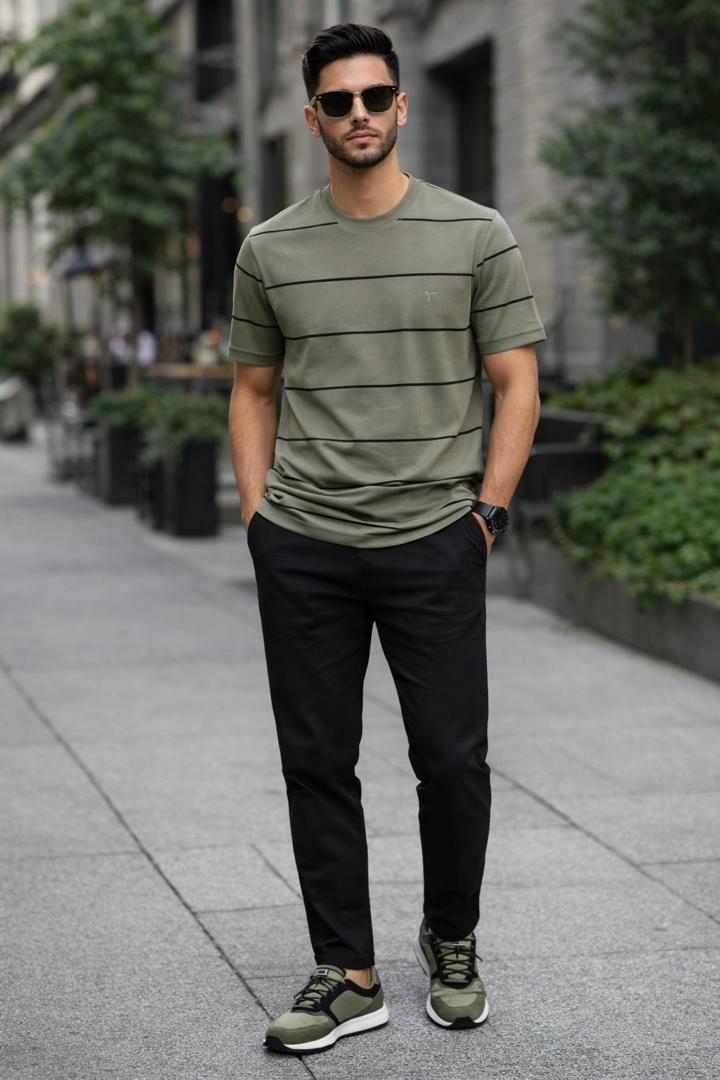 Ensemble Lacoste et pantalon