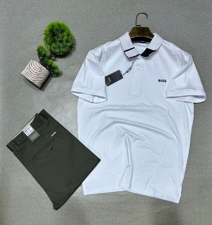 Ensemble Lacoste et pantalon