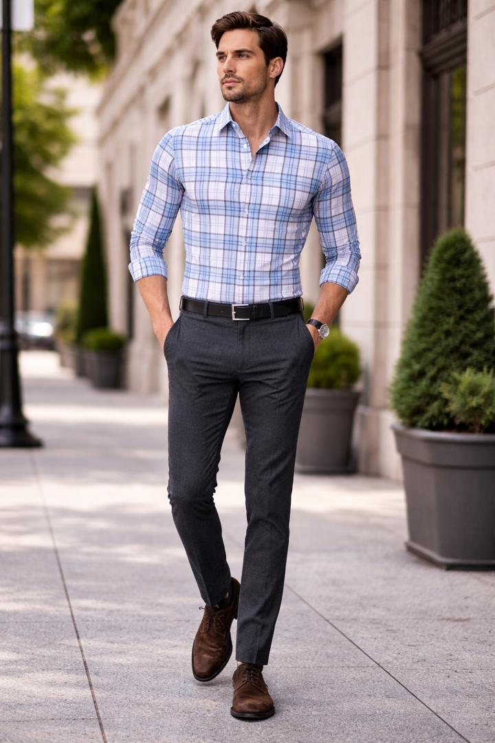 Ensemble chemise de luxe et pantalon