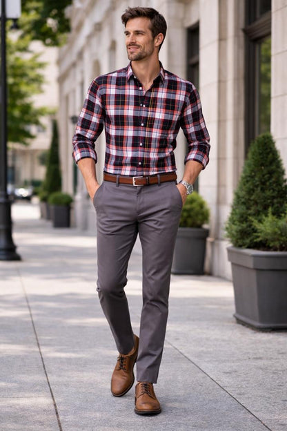 Ensemble chemise de luxe et pantalon