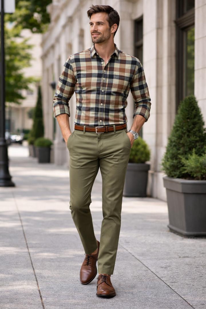 Ensemble chemise de luxe et pantalon