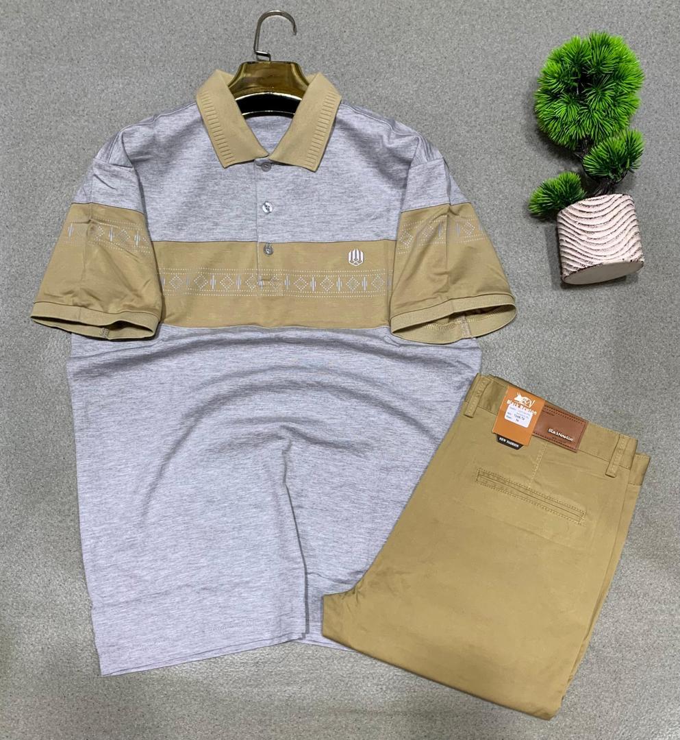 Ensemble Lacoste et pantalon