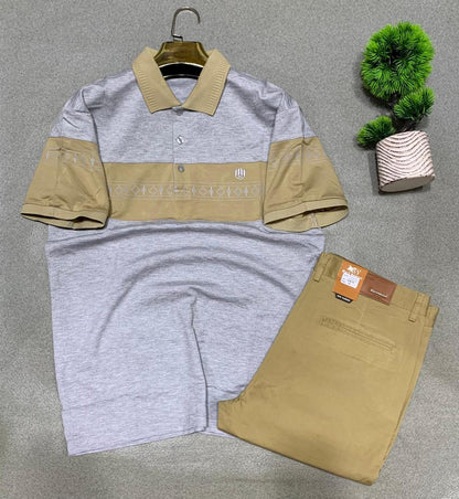 Ensemble Lacoste et pantalon