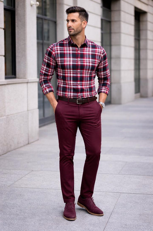 Ensemble chemise de luxe et pantalon
