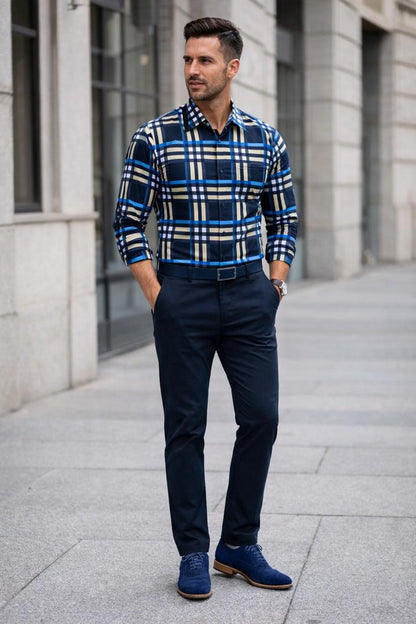Ensemble chemise de luxe et pantalon