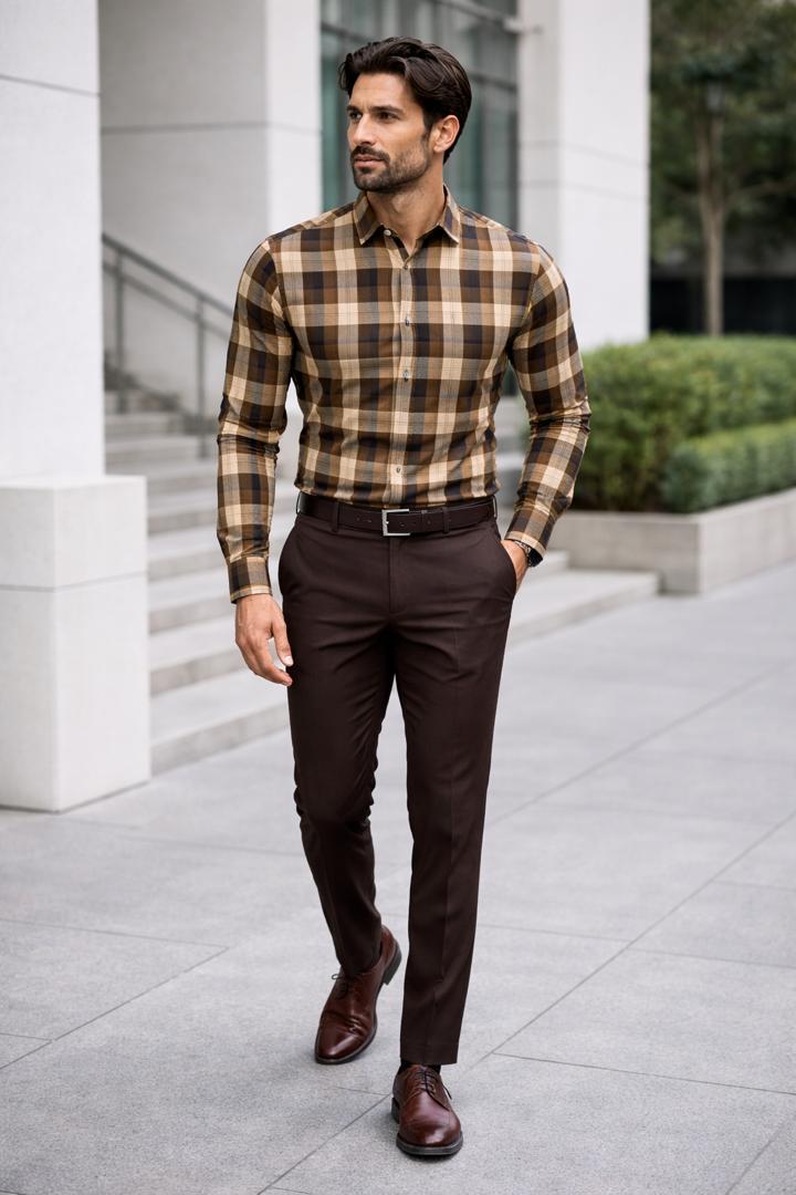 Ensemble chemise de luxe et pantalon