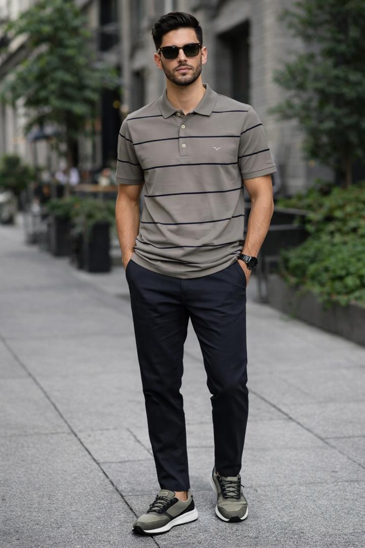 Ensemble Lacoste et pantalon