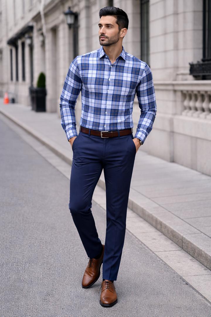 Ensemble chemise de luxe et pantalon
