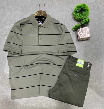 Ensemble Lacoste et pantalon