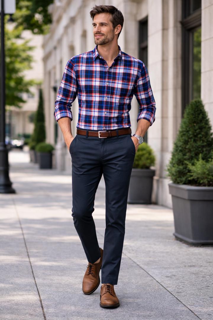 Ensemble chemise de luxe et pantalon