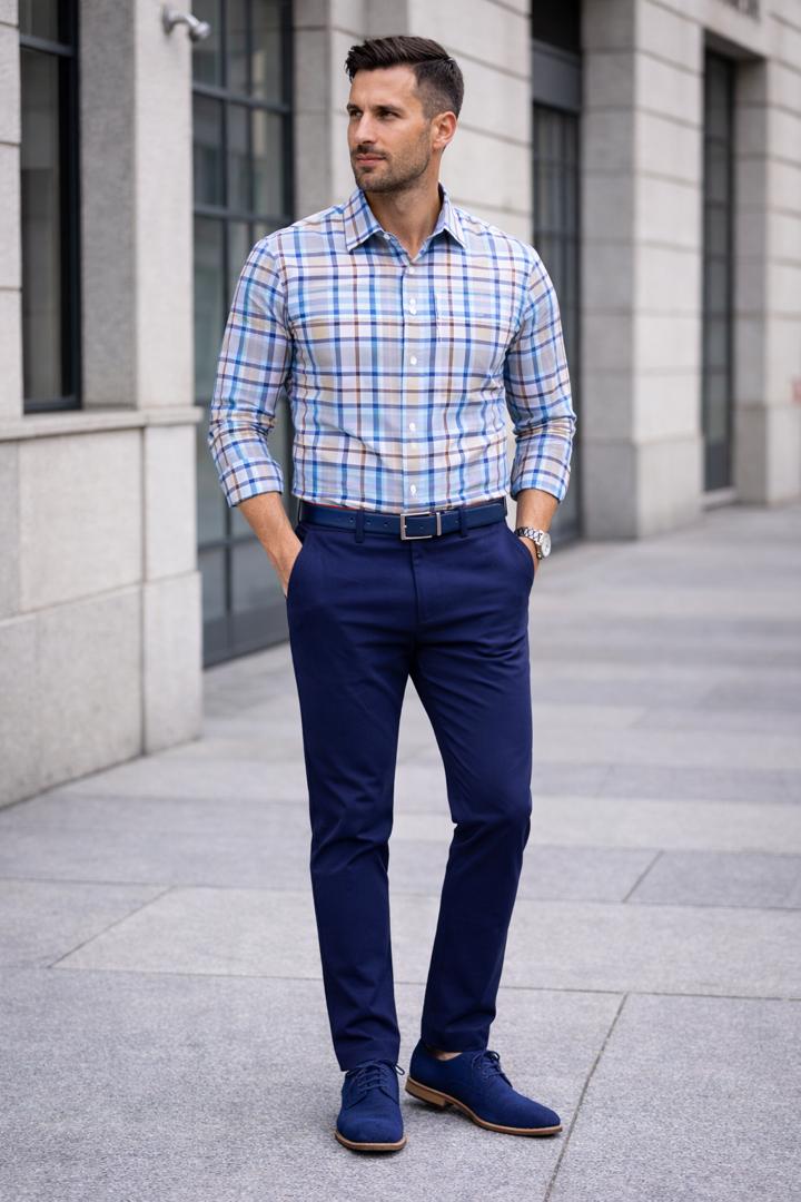 Ensemble chemise de luxe et pantalon