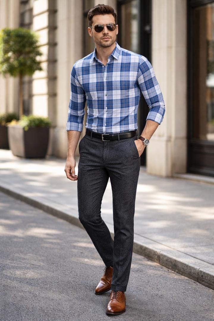 Ensemble chemise de luxe et pantalon