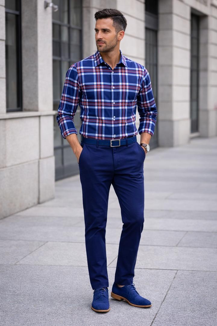 Ensemble chemise de luxe et pantalon