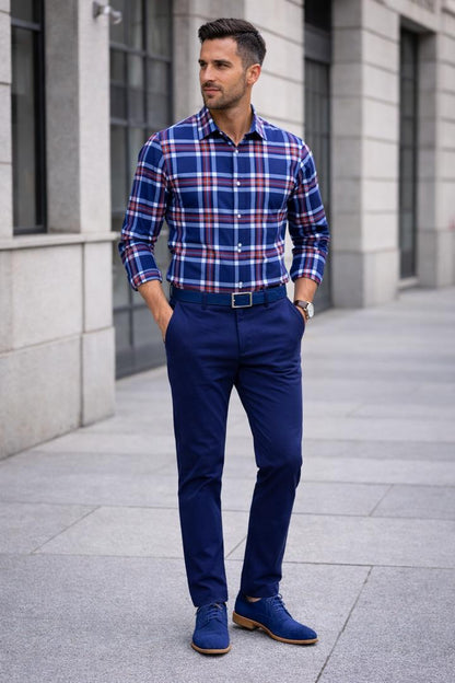 Ensemble chemise de luxe et pantalon