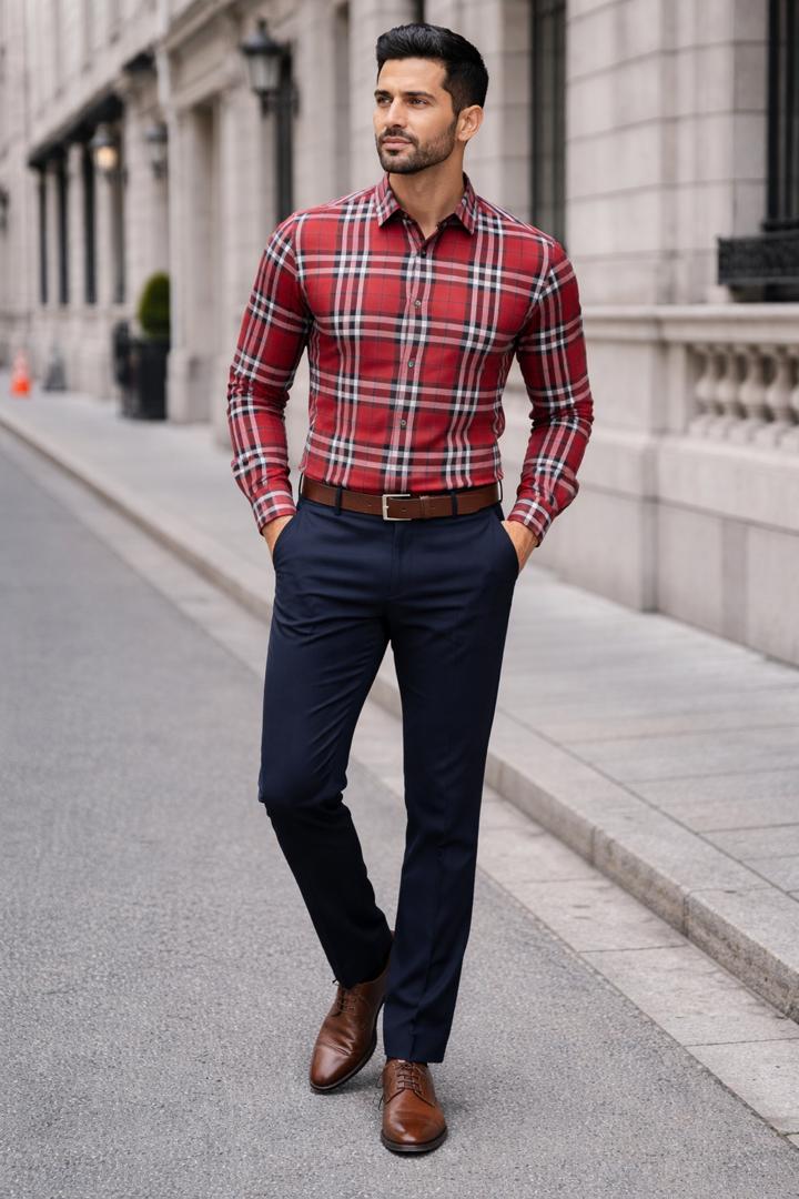 Ensemble chemise de luxe et pantalon