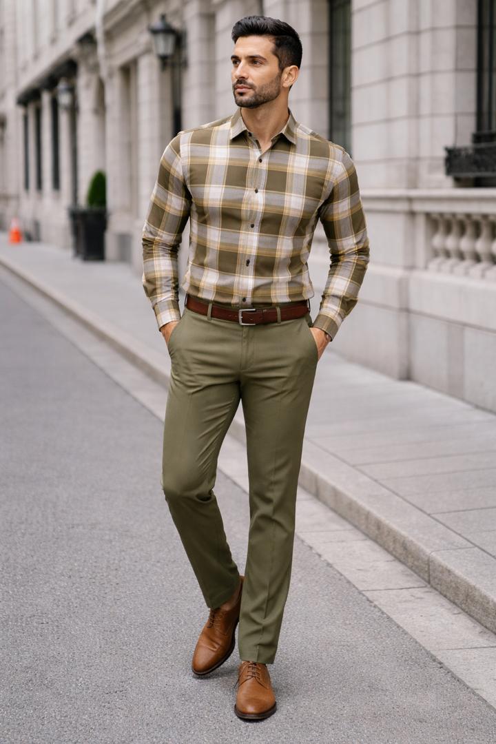 Ensemble chemise de luxe et pantalon
