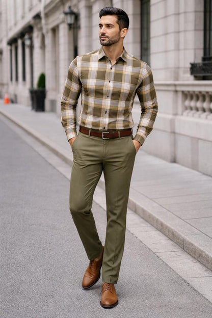 Ensemble chemise de luxe et pantalon