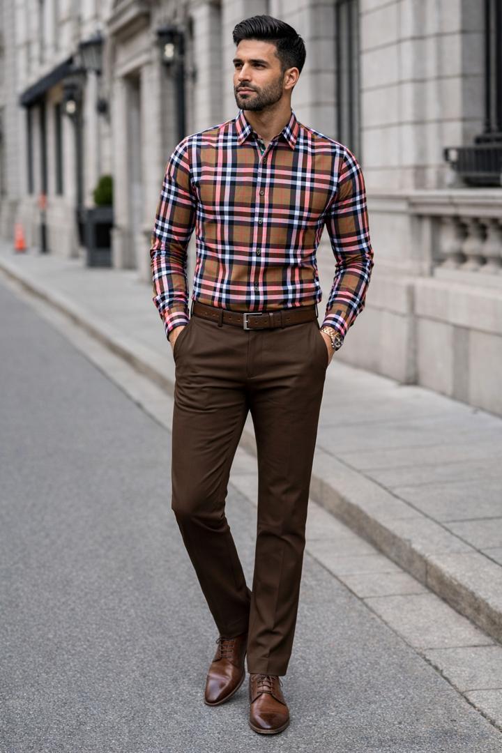 Ensemble chemise de luxe et pantalon