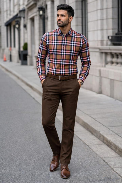 Ensemble chemise de luxe et pantalon