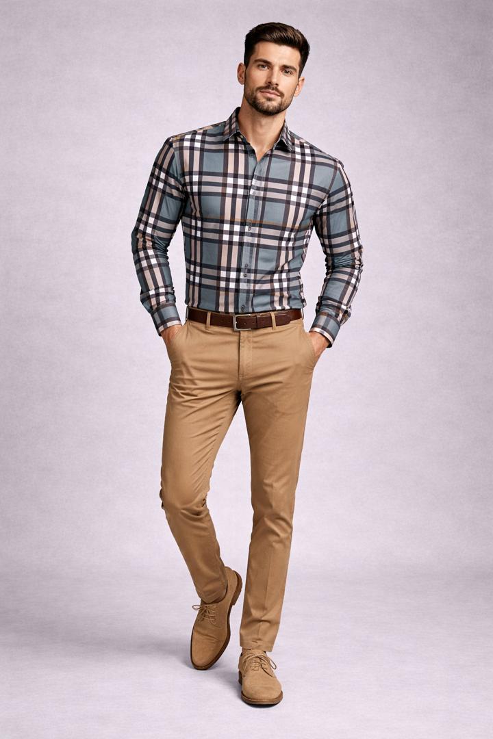 Ensemble chemise de luxe et pantalon