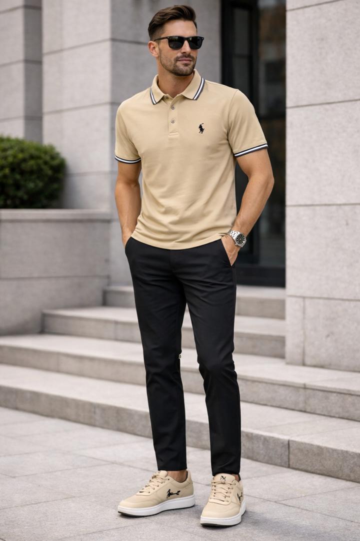 Ensemble Lacoste et pantalon