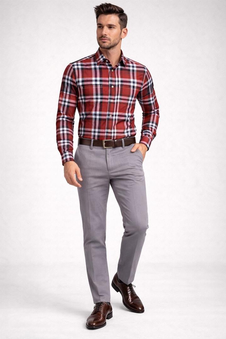 Ensemble chemise de luxe et pantalon