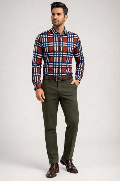 Ensemble chemise de luxe et pantalon