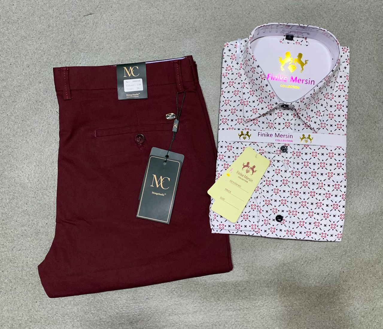 Ensemble chemise et pantalon