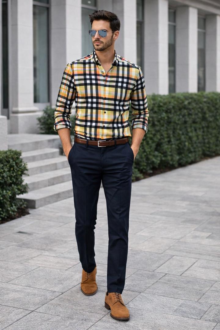Ensemble chemise de luxe et pantalon