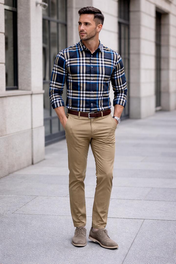 Ensemble chemise de luxe et pantalon