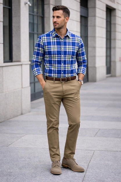Ensemble chemise de luxe et pantalon