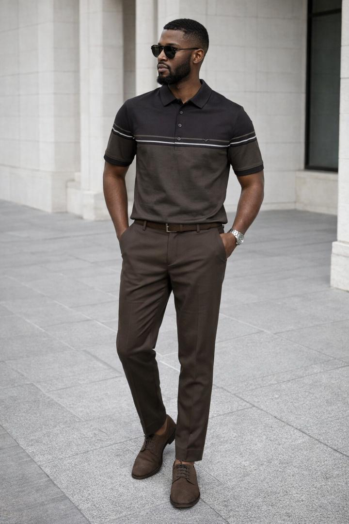 Ensemble Lacoste et pantalon