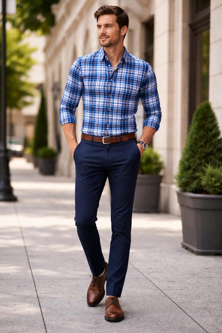 Ensemble chemise de luxe et pantalon