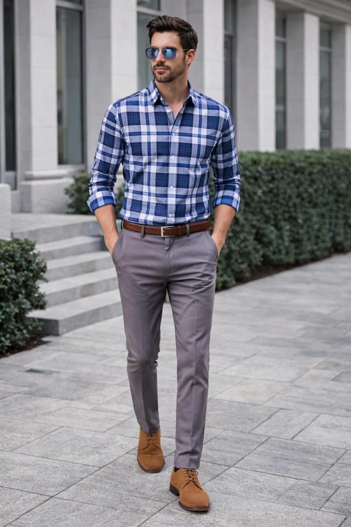 Ensemble chemise de luxe et pantalon