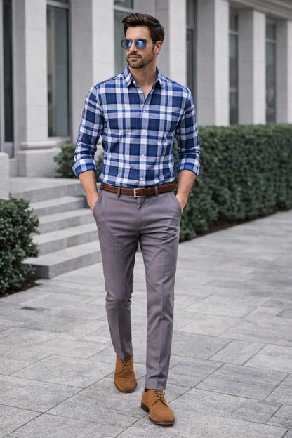 Ensemble chemise de luxe et pantalon