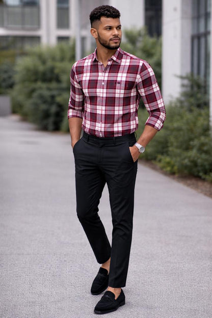 Ensemble chemise de luxe et pantalon
