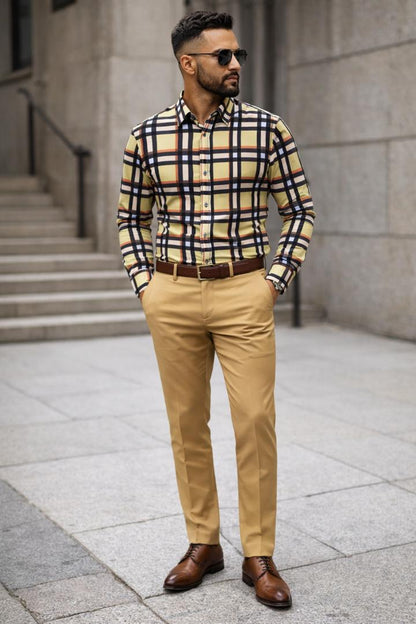Ensemble chemise de luxe et pantalon