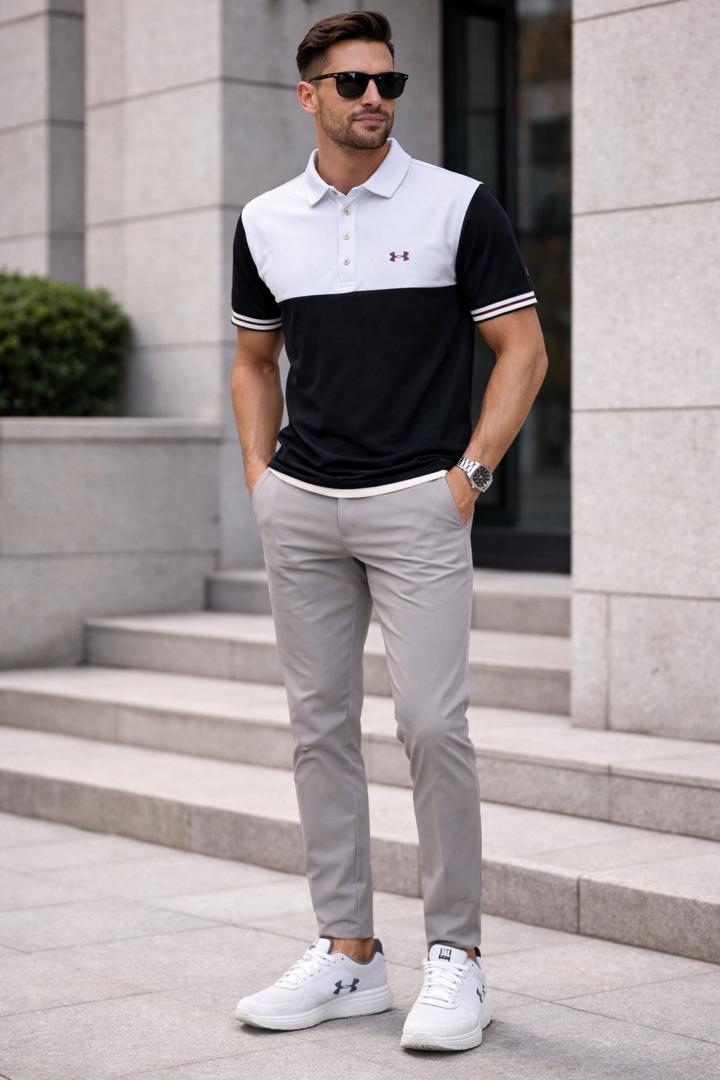 Ensemble Lacoste et pantalon
