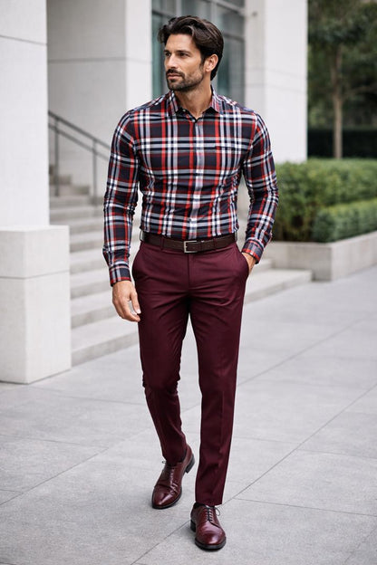 Ensemble chemise de luxe et pantalon