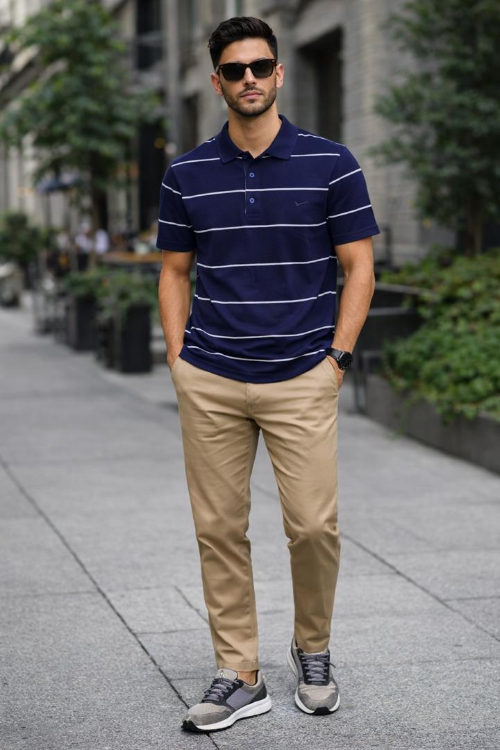 Ensemble Lacoste et pantalon
