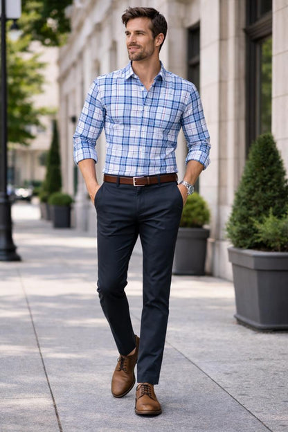 Ensemble chemise de luxe et pantalon